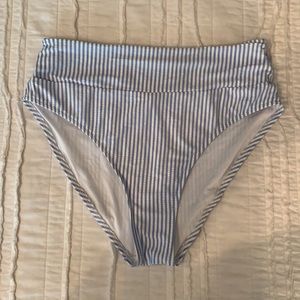 High waisted seersucker bottoms